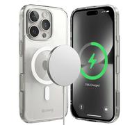 Coque Clear MAG Cover pour iPhone 16 Pro Max Compatible MagSafe Crong Transparent