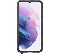 Samsung Coque arrière pour Galaxy S21 Semi-rigide silicone toucher doux Noir Original