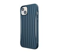 Coque pour iPhone 14 Plus Clutch Shockproof 3M avec motif rayures Bleu