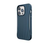 Coque pour iPhone 14 Pro Clutch Shockproof 3M avec motif rayures Bleu