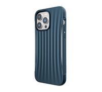 Coque pour iPhone 14 Pro Max Clutch Shockproof 3M avec motif rayures Bleu