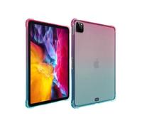Coque pour iPad Pro 11 2022 2021 2020 2018 et Air 2022 2020 Protection Silicone Gel Flexible Coins Bumper Bleu et Rose Bleu G