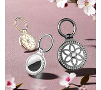 Coque compacte en métal pour localisateur d'étiquettes de moto, idéale pour une utilisation (doré)