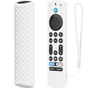 Coque Compatible avec 2023 Fire TV Stick 4K Max 2nd Télécommandes, Coque en Silicone TPU, Anti-Chute, Anti-Collision Protective Case.Bleu