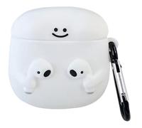 Coque Compatible avec AirPods 3, Jolie Coque de Protection en Silicone pour Apple AirPod 3e génération 2021, avec Porte-clés pour Femmes, Hommes, Filles, Coque Antichoc Amusante pour Airpods 3