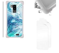 Coque Compatible avec Aligator S6000 Duo Coque Etui Housse + Film Protecteur Fond de Panier Dur PC + Bordure Souple épaissie KB-SSW