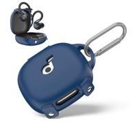 Coque Compatible avec Anker SoundCore Sport X20, Coque en Silicone Antichoc, étui pour Casque Ultra Fin Souple intégré (Bleu foncé)