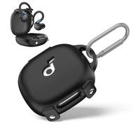 Coque Compatible avec Anker SoundCore Sport X20, Coque en Silicone Antichoc, étui pour Casque Ultra Fin Souple intégré (Noir)