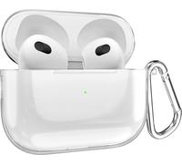 Coque Compatible avec Apple Airpods 3 Génération - Case Boîtier Silicone Slim & Anti Choc - Etui Skin Protection Poussière - Housse Transparent