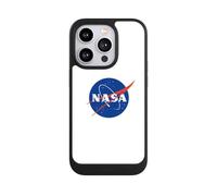Coque Compatible avec Apple iPhone 14 Pro Coque de Telephone Compatible avec MagSafe Coque de Protection NIVOcore Noire NASA Cosmos Logo