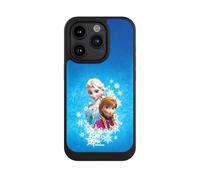 Coque Compatible avec Apple iPhone 15 Pro Coque de Telephone Compatible avec MagSafe Coque de Protection NIVOcore Noire Produit sous Licence Officielle La Reine des neiges Disney