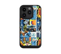 Coque Compatible avec Apple iPhone 15 Pro Coque de Telephone Compatible avec MagSafe Coque de Protection NIVOcore Noire Marvel The Fantastic Four Produit sous Licence Officielle