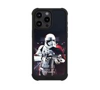 Coque Compatible avec Apple iPhone 15 Pro Max Coque de Telephone Antichoc NIVOmax Noire Capitaine Phasma Star Wars Articles pour Fans