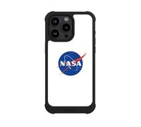 Coque Compatible avec Apple iPhone 15 Pro Max Coque de Telephone Antichoc NIVOmax Noire NASA Cosmos Logo