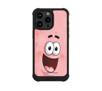 Coque Compatible avec Apple iPhone 15 Pro Max Coque de Telephone Antichoc NIVOmax Noire Patrick Étoile de mer Bob l'éponge Produit sous Licence Officielle