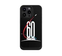 Coque Compatible avec Apple iPhone 15 Pro Max Coque de Telephone Compatible avec MagSafe Coque de Protection NIVOcore Noire NASA Astronaute Cosmos