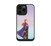 Coque Compatible avec Apple iPhone 15 Pro Max Coque de Telephone Compatible avec MagSafe Coque de Protection NIVOcore Noire Disney La Reine des neiges Anna La Reine de Neiges
