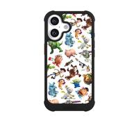 Coque Compatible avec Apple iPhone 16 Coque de Telephone Antichoc NIVOmax Noire Toy Story Shérif Woody Disney Pixar