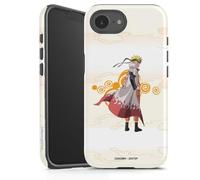 Coque Compatible avec Apple iPhone 16 e Coque renforcée Coque Antichoc Naruto Shippuden Hokage Produit sous Licence Officielle