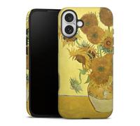 Coque Compatible avec Apple iPhone 16 Plus Coque renforcée Coque Antichoc Tournesol Vincent Van Gogh Peinture