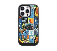Coque Compatible avec Apple iPhone 16 Pro Coque de Telephone Compatible avec MagSafe Coque de Protection NIVOcore Noire Marvel The Fantastic Four Produit sous Licence Officielle