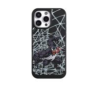 Coque Compatible avec Apple iPhone 16 Pro Max Coque de Telephone Compatible avec MagSafe Coque de Protection NIVOcore Noire Marvel Venom Méchant