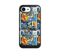 Coque Compatible avec Apple iPhone 16e Coque de Telephone Compatible avec MagSafe Coque de Protection NIVOcore Noire Marvel The Fantastic Four Produit sous Licence Officielle