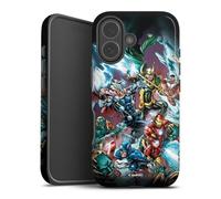 Coque Compatible avec Apple iPhone 17 Coque renforcée Coque Antichoc Avengers Marvel Bande dessinée