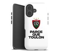 Coque Compatible avec Apple iPhone 17 Coque renforcée Coque Antichoc RC Toulon Logo Produit sous Licence Officielle