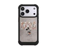 Coque Compatible avec Apple iPhone 17 Pro Coque de Telephone Antichoc Compatible avec MagSafe NIVOmax Noire Mickey Disney Produit sous Licence Officielle