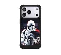 Coque Compatible avec Apple iPhone 17 Pro Coque de Telephone Antichoc Compatible avec MagSafe NIVOmax Noire Capitaine Phasma Star Wars Articles pour Fans