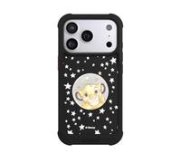 Coque Compatible avec Apple iPhone 17 Pro Coque de Telephone Antichoc Compatible avec MagSafe NIVOmax Noire Simba Disney Le Roi Lion