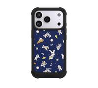 Coque Compatible avec Apple iPhone 17 Pro Coque de Telephone Antichoc Compatible avec MagSafe NIVOmax Noire Mickey Astrologie Espace