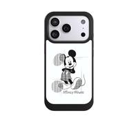 Coque Compatible avec Apple iPhone 17 Pro Coque de Telephone Compatible avec MagSafe Coque de Protection NIVOcore Noire Disney Mickey Produit sous Licence Officielle