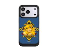 Coque Compatible avec Apple iPhone 17 Pro Coque de Telephone Compatible avec MagSafe Coque de Protection NIVOcore Noire Le Roi Lion Simba Produit sous Licence Officielle