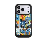 Coque Compatible avec Apple iPhone 17 Pro Coque de Telephone Compatible avec MagSafe Coque de Protection NIVOcore Noire Marvel The Fantastic Four Produit sous Licence Officielle