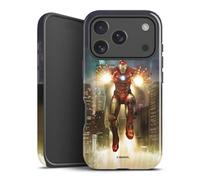 Coque Compatible avec Apple iPhone 17 Pro Coque renforcée Coque Antichoc Marvel Avengers Iron Man