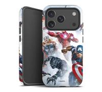 Coque Compatible avec Apple iPhone 17 Pro Coque renforcée Coque Antichoc Marvel Avengers Produit sous Licence Officielle
