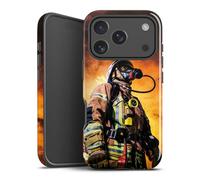 Coque Compatible avec Apple iPhone 17 Pro Coque renforcée Coque Antichoc Sauveteur Vocation Pompier