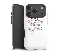 Coque Compatible avec Apple iPhone 17 Pro Coque renforcée Coque Antichoc Vocation Déclaration Infirmière