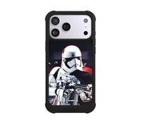 Coque Compatible avec Apple iPhone 17 Pro Max Coque de Telephone Antichoc Compatible avec MagSafe NIVOmax Noire Capitaine Phasma Star Wars Articles pour Fans