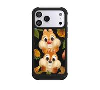 Coque Compatible avec Apple iPhone 17 Pro Max Coque de Telephone Antichoc Compatible avec MagSafe NIVOmax Noire Disney Tic et Tac Produit sous Licence Officielle