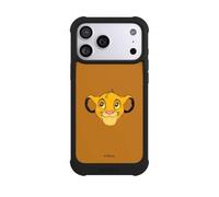 Coque Compatible avec Apple iPhone 17 Pro Max Coque de Telephone Antichoc Compatible avec MagSafe NIVOmax Noire Le Roi Lion Simba Disney