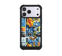Coque Compatible avec Apple iPhone 17 Pro Max Coque de Telephone Antichoc Compatible avec MagSafe NIVOmax Noire Marvel The Fantastic Four Produit sous Licence Officielle