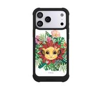 Coque Compatible avec Apple iPhone 17 Pro Max Coque de Telephone Antichoc Compatible avec MagSafe NIVOmax Noire Disney Simba Le Roi Lion