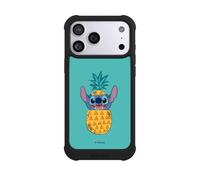 Coque Compatible avec Apple iPhone 17 Pro Max Coque de Telephone Antichoc Compatible avec MagSafe NIVOmax Noire Disney Lilo & Stitch Ananas