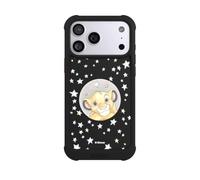 Coque Compatible avec Apple iPhone 17 Pro Max Coque de Telephone Antichoc Compatible avec MagSafe NIVOmax Noire Simba Disney Le Roi Lion