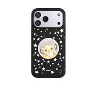 Coque Compatible avec Apple iPhone 17 Pro Max Coque de Telephone Compatible avec MagSafe Coque de Protection NIVOcore Noire Simba Disney Le Roi Lion