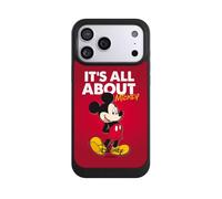 Coque Compatible avec Apple iPhone 17 Pro Max Coque de Telephone Compatible avec MagSafe Coque de Protection NIVOcore Noire Souris Produit sous Licence Officielle Disney