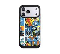 Coque Compatible avec Apple iPhone 17 Pro Max Coque de Telephone Compatible avec MagSafe Coque de Protection NIVOcore Noire Marvel The Fantastic Four Produit sous Licence Officielle